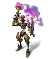 The other kind of Foggernauts, exist only in the Wakfu era. Atheists (who choose not to acknowledge the gods as beings worthy of worship) who reincarnated into robot steampunk bodies that run only on Stasis. There only seems to be "male" bodies. Playable in the Wakfu vidya.