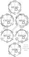 The Wound Wheels system used by Sword & Scoundrel. Attacker chooses a wheel and rolls 1d6. Swings target the outside of the wheel, thrusts target the inside.