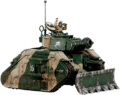 If the Leman Russ Demolisher hasn't absorbed at least 6 attempts to destroy it by turn 2, you're either doing it wrong or you also have a baneblade.