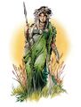 The suprisingly threatening depiction of Demeter.