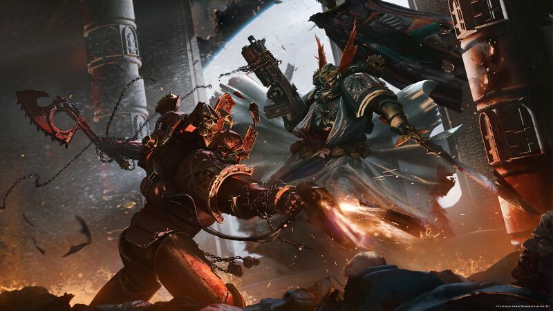 One of the most epic moments of warhammer 40k.