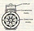 A compass, part of the orientation gear.